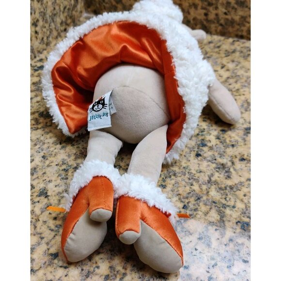 Jellycat Sheep Plush Toy In Orange High Heels And Shearling Coat 12" Fashion - Picture 7 of 11